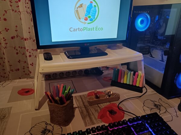 Vide-poche de bureau – carton recyclé