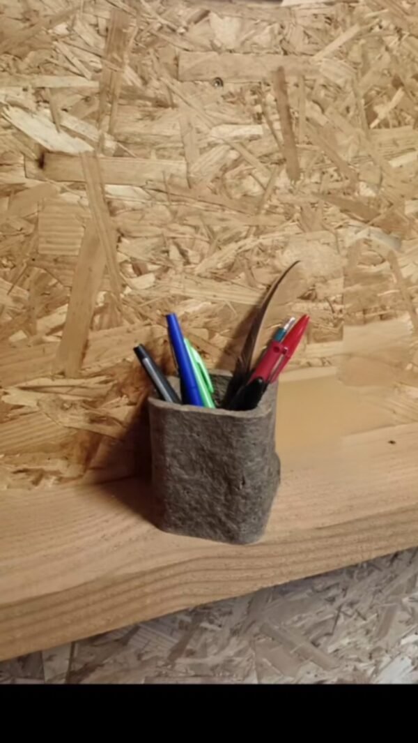 Pot de rangement – pâte de carton recyclé