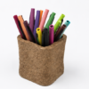 Pot de rangement – pâte de carton recyclé
